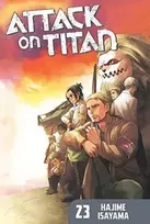 KNYGA Komiksas Manga Attack on titan Vol 23