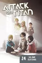 KNYGA Komiksas Manga Attack on titan Vol 24