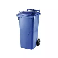 ISORT šiukšlių konteineris, 120 l, mėlynas