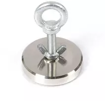 Black Magnet 120 kg vienpusis paieškos magnetas