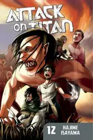 KNYGA Komiksas Manga Attack on Titan Vol 12