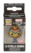 Figūrėlė Funko POP! Keychain Marvel Lucha lible Captain marvel Exclusive