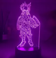 Šviestuvas 3D Led My hero academia