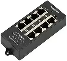 EXTRALINK EX.12646 POE INJECTOR 4 PORT Juodas
