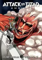 KNYGA Komiksas Komiksas Manga Attack on Titan 3in1 Vol 1