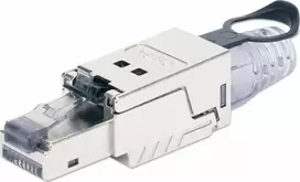Intellinet 790741 RJ45 modulinis kištukas Cat6a 10G be įrankių, STP