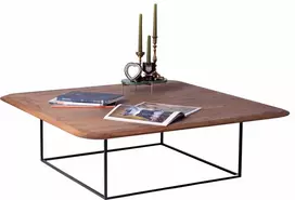 Kavos staliukas Soap Walnut, 120cm, ąžuolo faneruotė