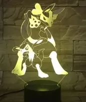 Vaikiškas šviestuvas 3D Led Pokemon