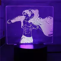 Vaikiškas šviestuvas 3D Led Sailor moon