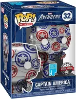 Figūrėlė Funko POP! Marvel Captain America patriotic art