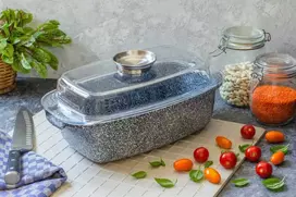 Kepimo puodas su dangčiu 5,5l. EB-8007