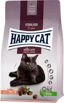 Happy Cat Sterilized Atlantic lašiša, sausas maistas, sterilizuotoms katėms, Atlanto lašiša, 1,3kg, maišelis