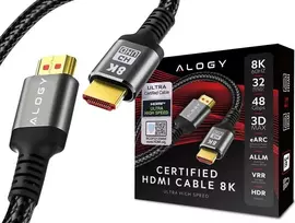 Alogy HDMI – HDMI kabelis 2m juodas (10337)