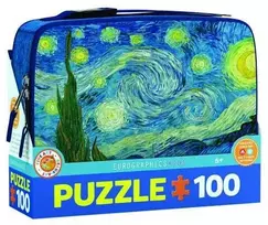 Pietų dėžutė – dėlionė „Žvaigždėta naktis” 100 d.