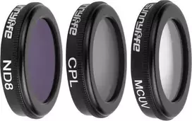 SunnyLife Filtrų rinkinys – Nd4 / Nd8 / Nd16 filtras, skirtas DJI Mavic 2 Zoom