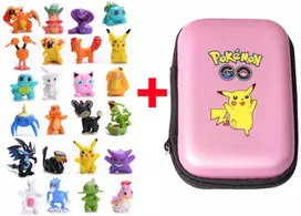 Mini Figūrėlių Rinkinys Su Dėklu Pokemon