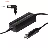 Automobilinis nešiojamojo kompiuterio pakrovėjas Akyga AK-ND-76 (19.5V /2.31A 45W 4.5 x 3.0mm + pin) HP 1.2m