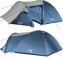 Turistinė palapinė NILS Camp NC6012 Trekker, mėlynai pilka