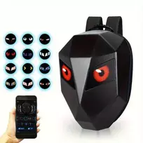 Kieta, vandeniui atspari smart LED kuprinė skirta motociklistams/dviratininkams/asmeniniam naudojimui