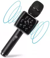 H60S belaidis „Bluetooth“ Karaoke mikrofonas su garsiakalbiu, Juodos spalvos