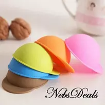 Silikoninis dangtelis puodeliui/skardinei (Oranžinis)