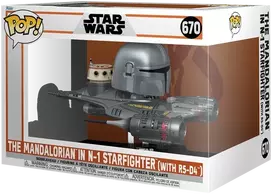 Figūrėlė Funko POP! Star Wars The Mandalorian in N-1 Starfighter 6inch