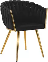 Activeshop Fotelis 4Rico QS-GW06G Velvet Juodas