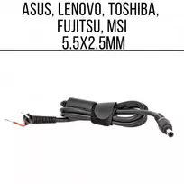 ASUS, LENOVO, TOSHIBA, FUJITSU, MSI 5.5x2.5mm maitinimo laidas su kištuku