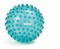 LUDI mankštos kamuolys, žalias, 20 cm
