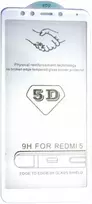 Aukštos kokybės Xiaomi Redmi 5, 9h, baltos spalvos, viso padengimo ekrano apsauginis stiklas