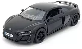 KiNSMART automobilis, 2020 Audi R8 Coupé, juodas