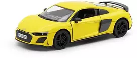 KiNSMART automobilis, 2020 Audi R8 Coupé, geltonas