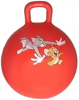 Šokliukas-kamuolys Tomas ir Džeris raudonas (Tom and Jerry) 45 cm