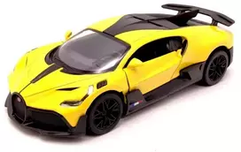 KiNSMART automobilis, Bugatti Divo, geltonas