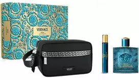 Kvepalų rinkinys vyrams Versace Eros (EDT, 100 ml + EDT, 10 ml + kosmetinė)