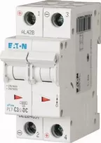„Eaton“ grandinės pertraukiklis 2P C 3A 10kA DC PL7-C3/2-DC 264897