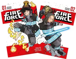 KNYGA Rinkinys Komiksai Manga Fire Force vol 1, 2