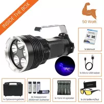UV žibinto rinkinys gintarų paieškai - DARK NIGHT 50W