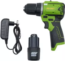 Akumuliatorinis suktuvas - gręžtuvas ProCraft PA12BL, 12 V, 2 Ah, 30 Nm