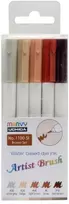 Marvy Uchida Spalvoti flomasteriai Artist 1100-5I Brown, 5vnt.