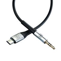 Usb-c į Mini Jack 3,5 mm Aux kabelis 1m