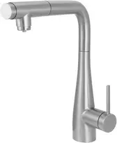 Deante Eridan virtuvinis maišytuvas su pajungimu vandens filtrui, BRE_F75M, Brushed steel