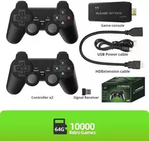 Retro vaizdo žaidimų konsolė 2.4G belaidė konsolė Game Stick 4k 20000 žaidimų nešiojama vaizdo žaidimų konsolė Dendy televizoriui
