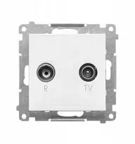 Kontakt Simon TAZ.01/111 Simon 55 R-TV antenos prijungimo lizdas 10 dB pralaidumo lizdams (modulis). 1x Įėjimas: 5862 MHz Matinė balta TAZ.01/111