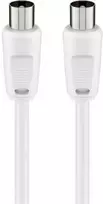 Goobay antenos kabelis 2,5 m baltas (68147)