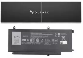VOLTAIC DELL D2VF9, 43Wh Nešiojamo kompiuterio baterija