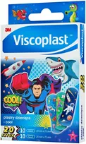 VISCOPLAST Cool vaikiški pleistrai, 2 dydžiai, 20 vnt., dėžutė