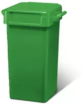 ISORT plastikinė šiukšlių dėžė Napo, 70 l, žalia