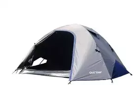 Keturvietė palapinė Outliner UV50+, mėlyna/pilka, 240 cm x 210 cm x 116 cm
