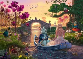 Ravensburger Dėlionė 1000 vnt. - Alisa stebuklų šalyje